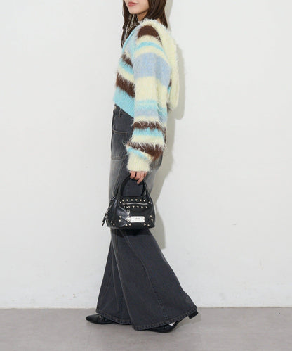 [CIAOPANIC] GRAIN 2-Way Heart Studded Bag - Image 36