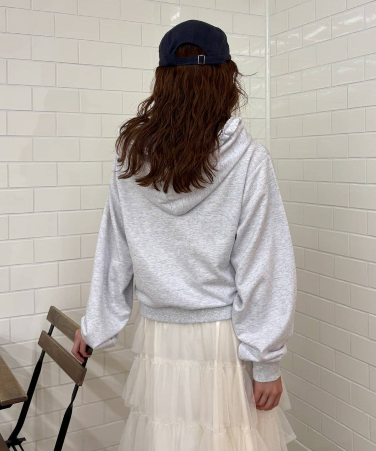 [短version] w closet Star pattern patchwork hoodie - Image 7
