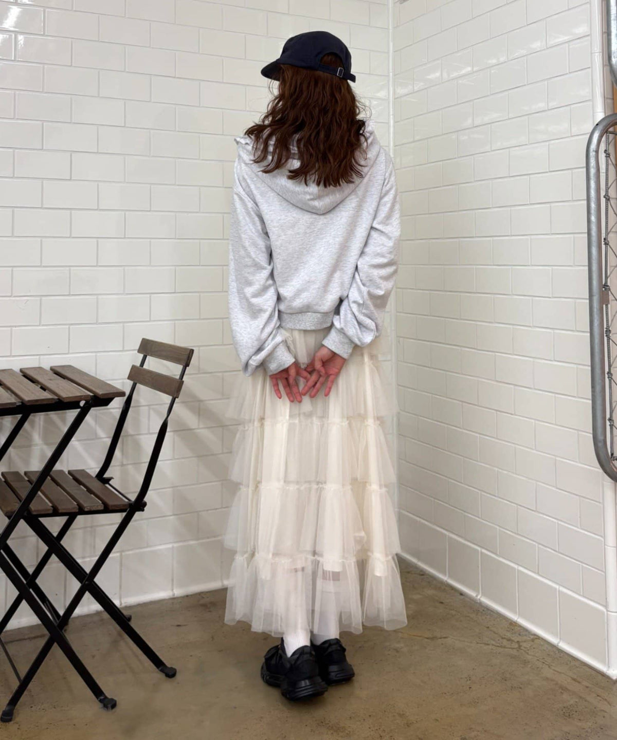 [短version] w closet Star pattern patchwork hoodie - Image 10