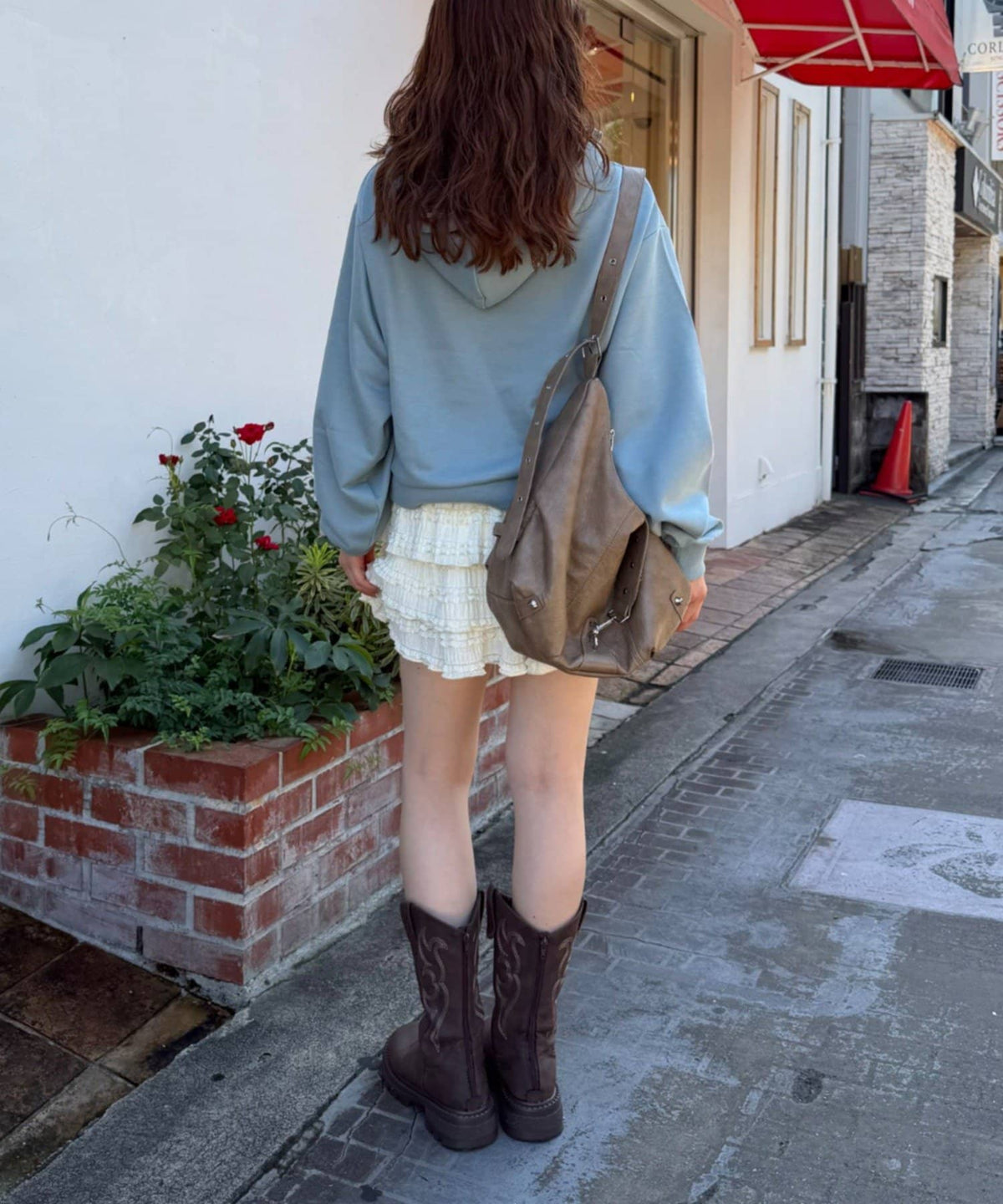 [短version] w closet Star pattern patchwork hoodie - Image 22