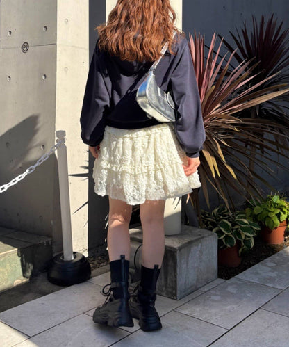 [短version] w closet Star pattern patchwork hoodie - Image 28