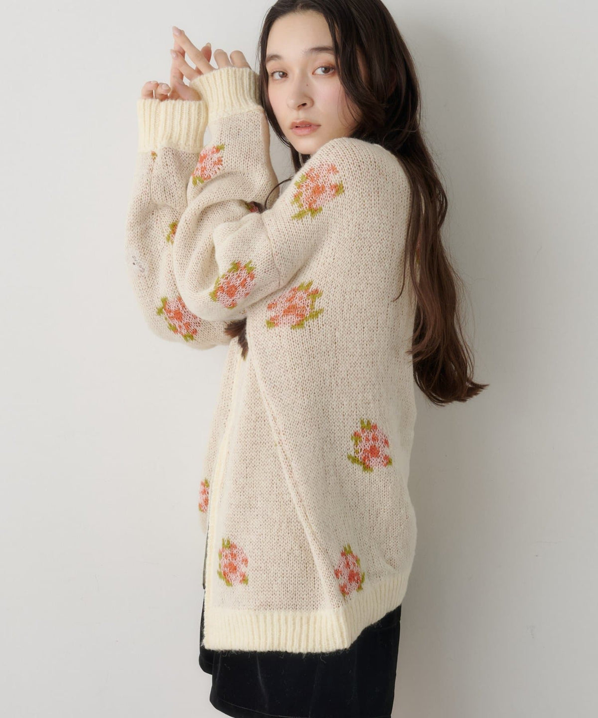 Kastane Flower Zip Knit - Image 5