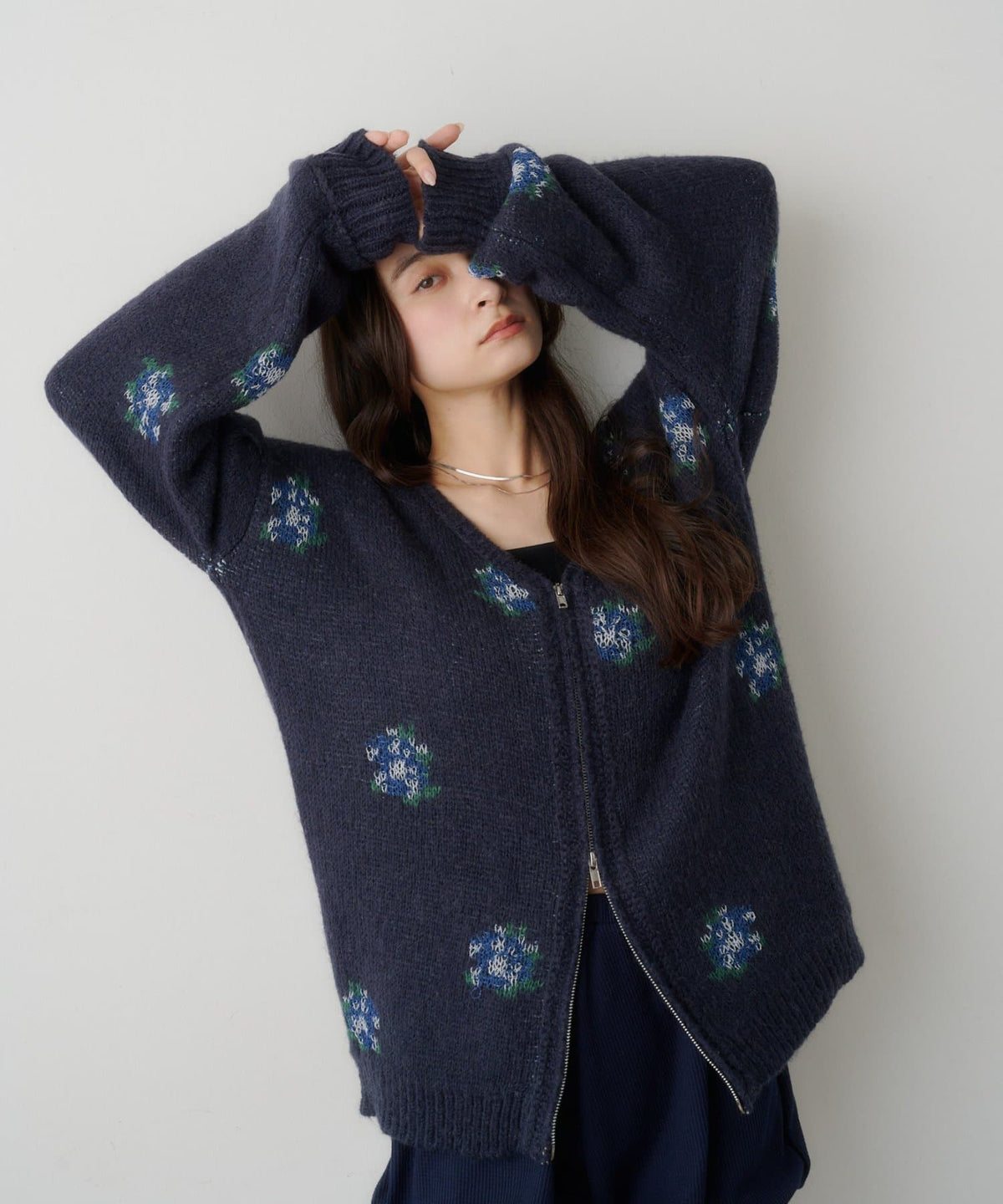 Kastane Flower Zip Knit - Image 10
