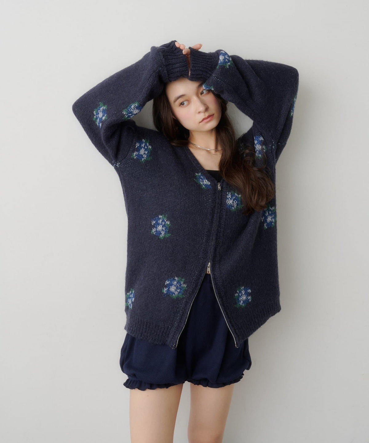 Kastane Flower Zip Knit - Image 11