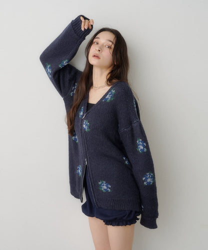 Kastane Flower Zip Knit - Image 12