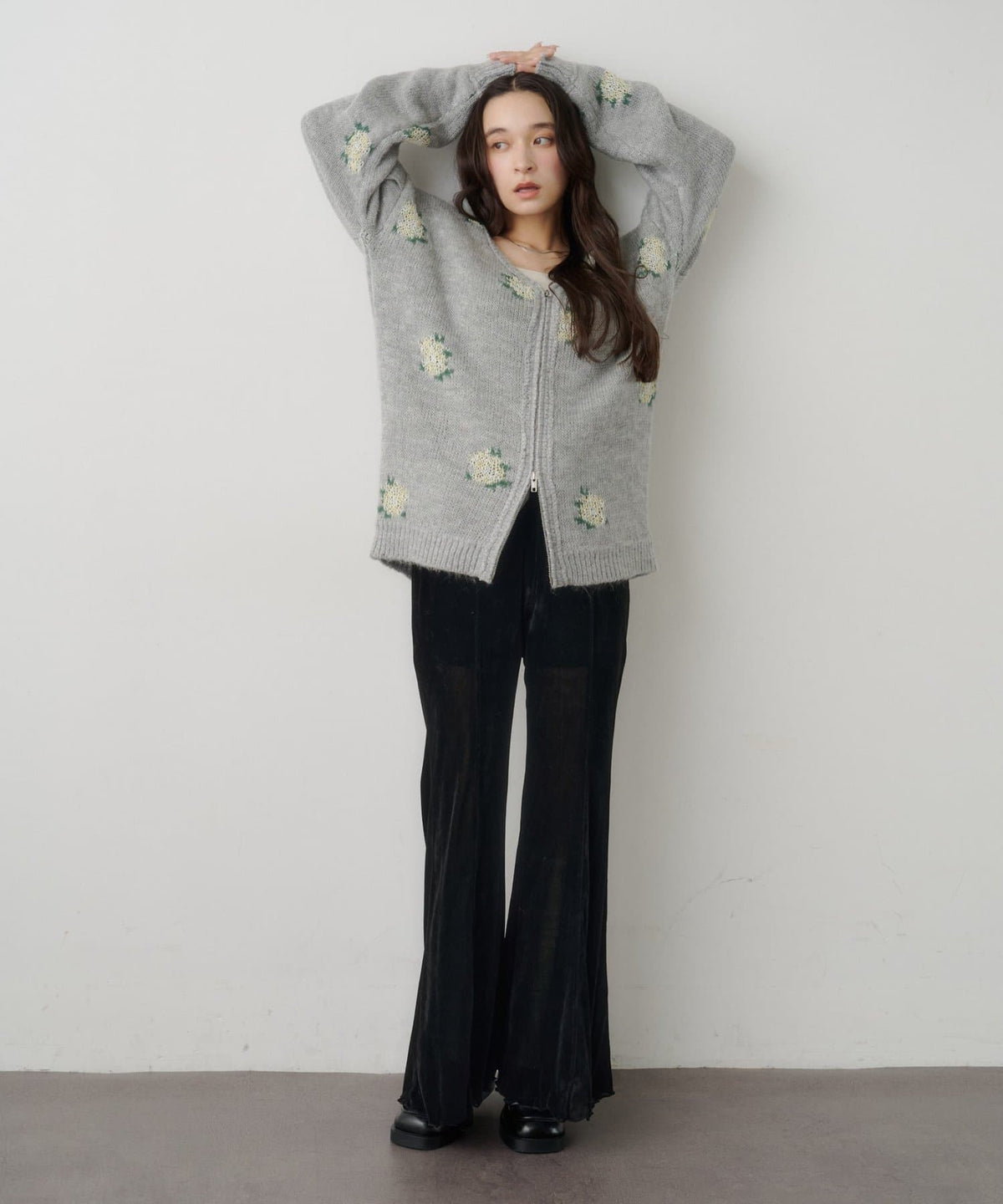 Kastane Flower Zip Knit - Image 20