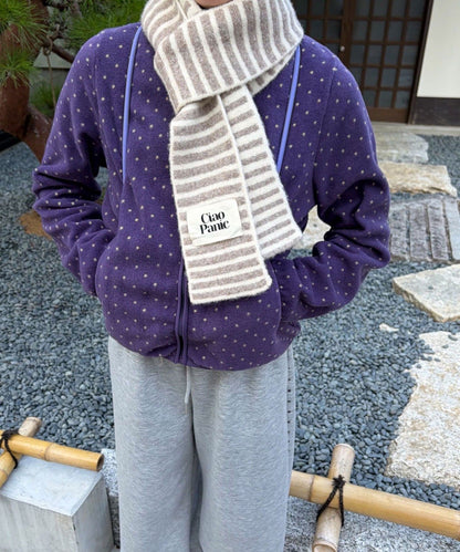 CIAOPANIC 拼色條紋幼頸巾 - Image 13