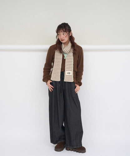 CIAOPANIC 拼色條紋幼頸巾 - Image 11
