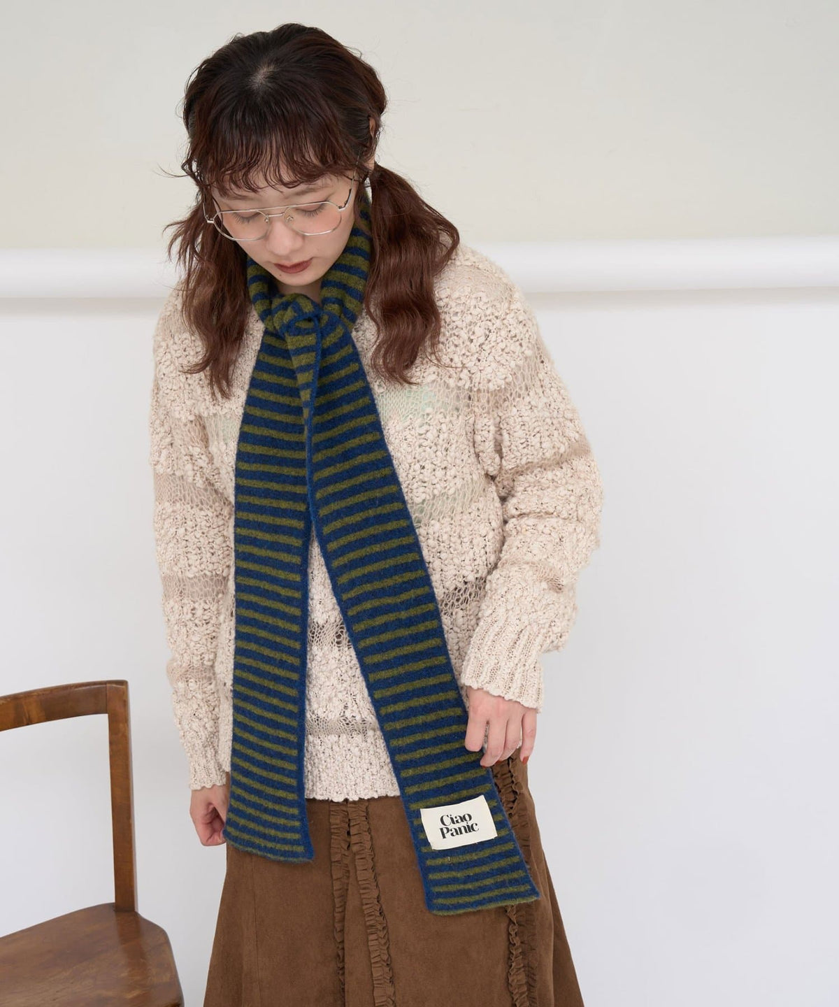 CIAOPANIC 拼色條紋幼頸巾 - Image 19