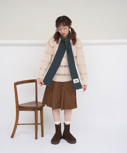 CIAOPANIC 拼色條紋幼頸巾 - Image 23
