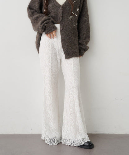 Kastane Lace / Velour flare pants - Image 2