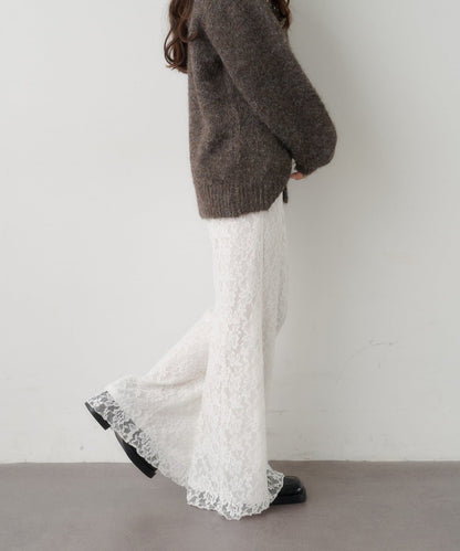 Kastane Lace / Velour flare pants - Image 6
