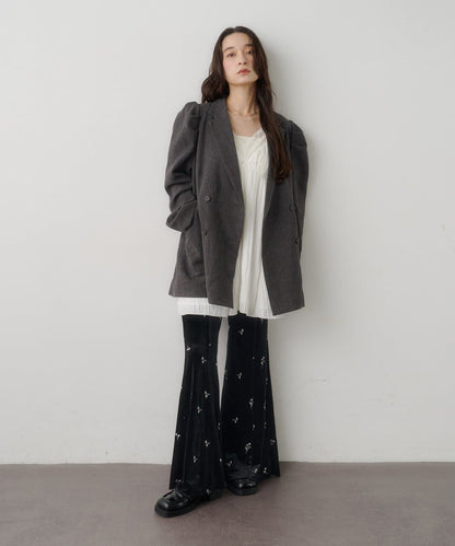 Kastane Lace / Velour flare pants - Image 11