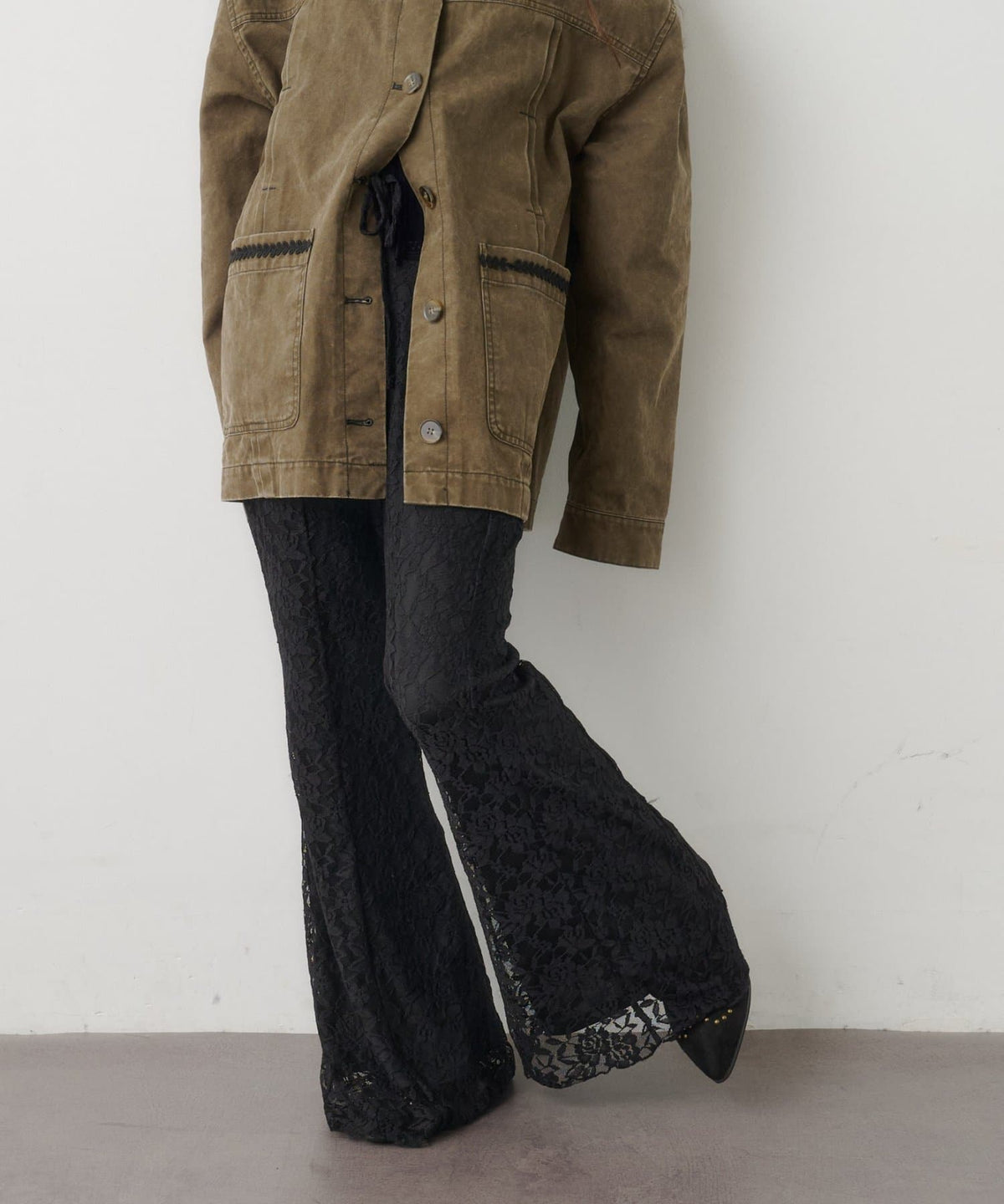 Kastane Lace / Velour flare pants - Image 16