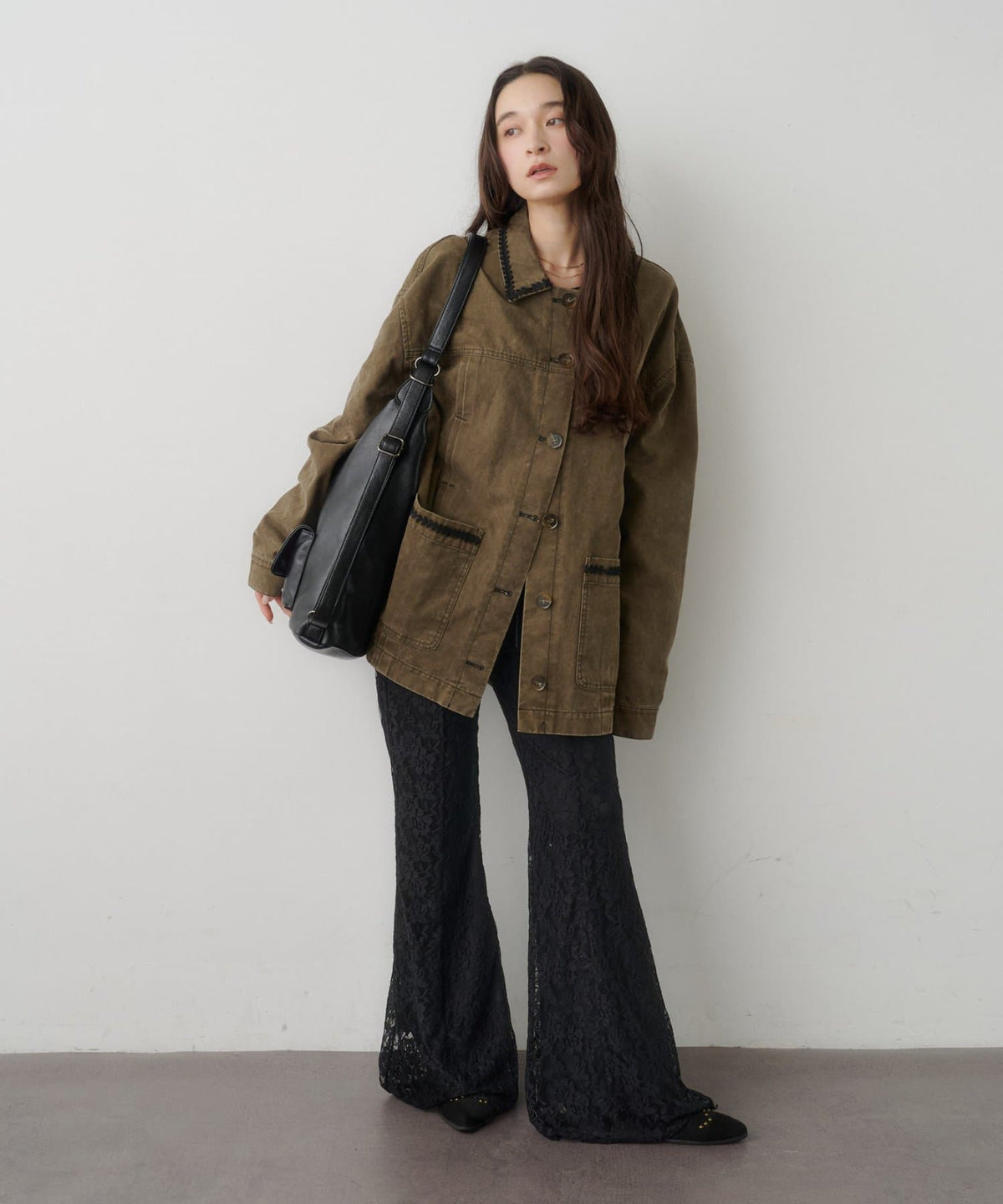 Kastane Lace / Velour flare pants - Image 20