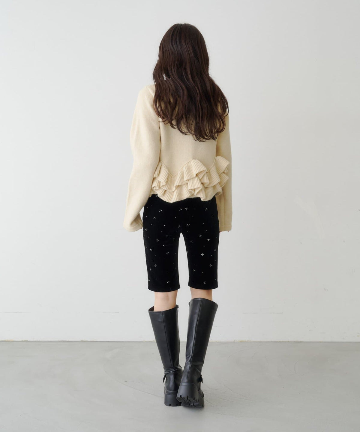 Kastane Peplum Knit Cardigan - Image 17