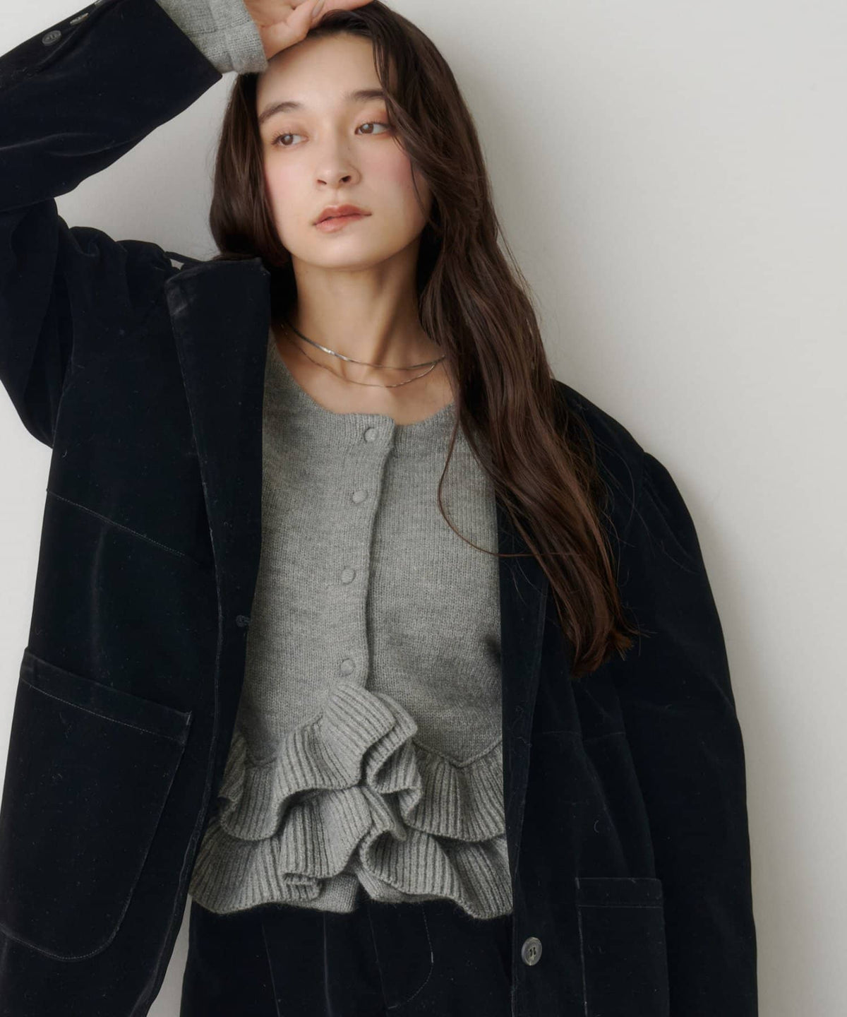 Kastane Peplum Knit Cardigan - Image 18