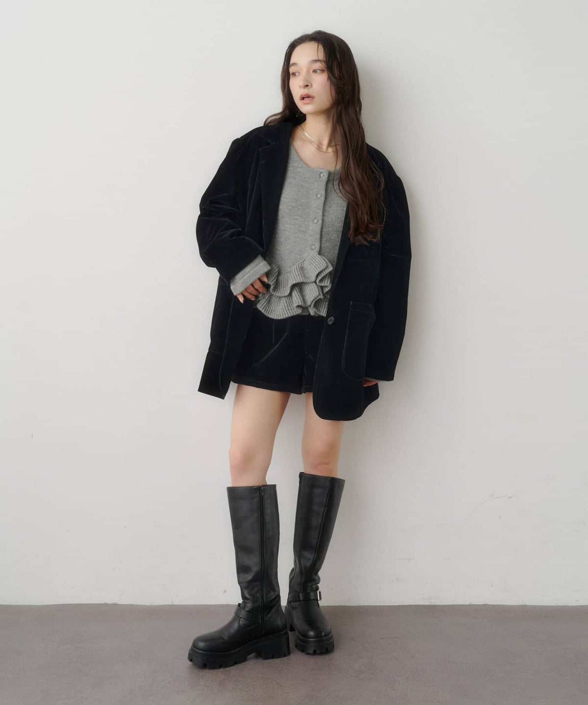 Kastane Peplum Knit Cardigan - Image 19