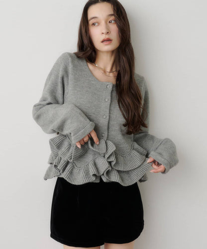 Kastane Peplum Knit Cardigan - Image 21