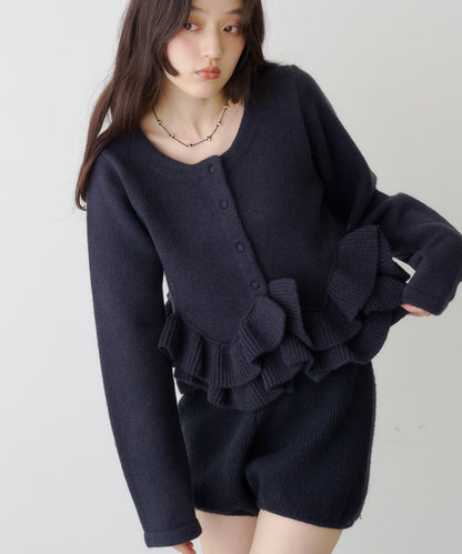 Kastane Peplum Knit Cardigan - Image 4