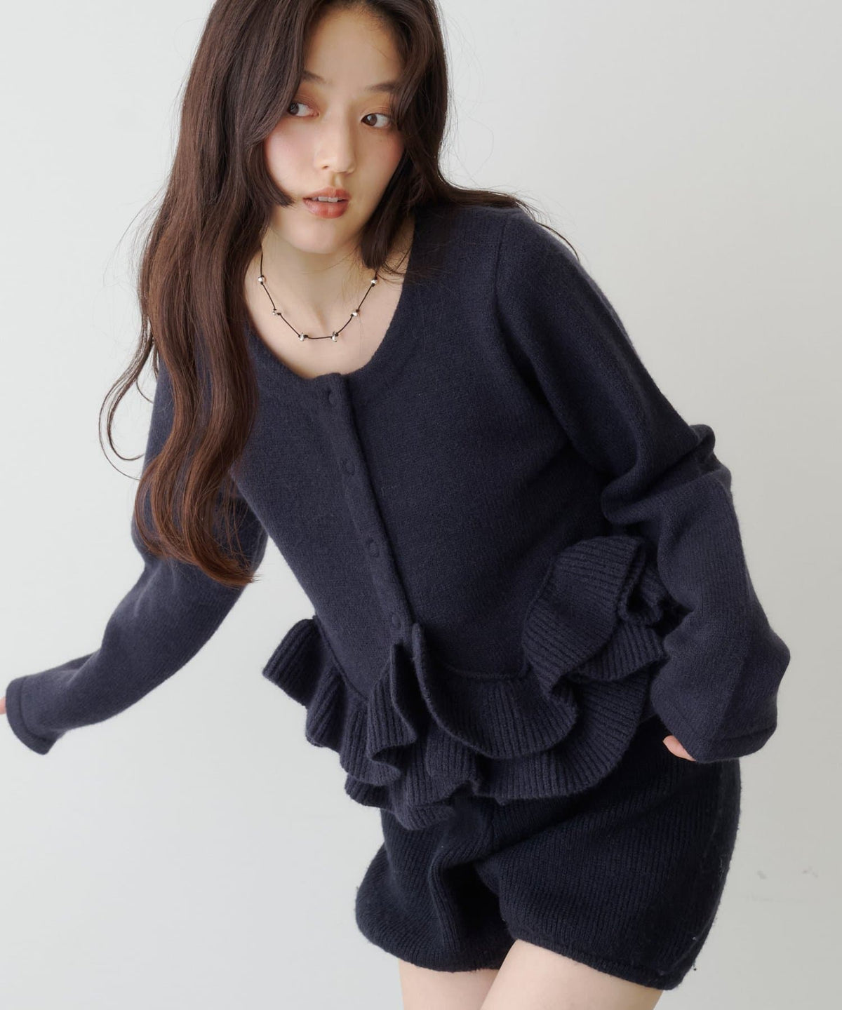 Kastane Peplum Knit Cardigan - Image 30