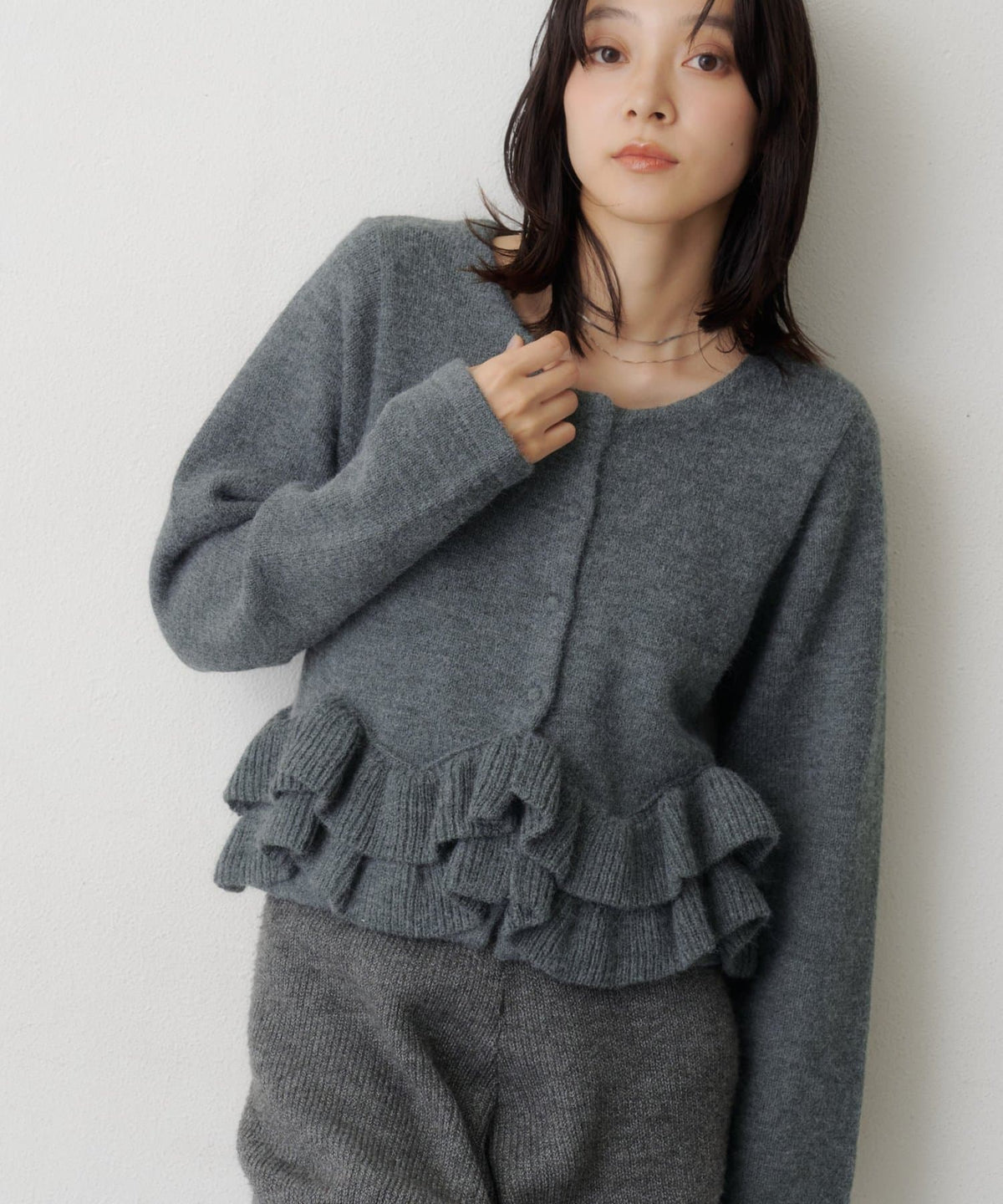 Kastane Peplum Knit Cardigan - Image 35