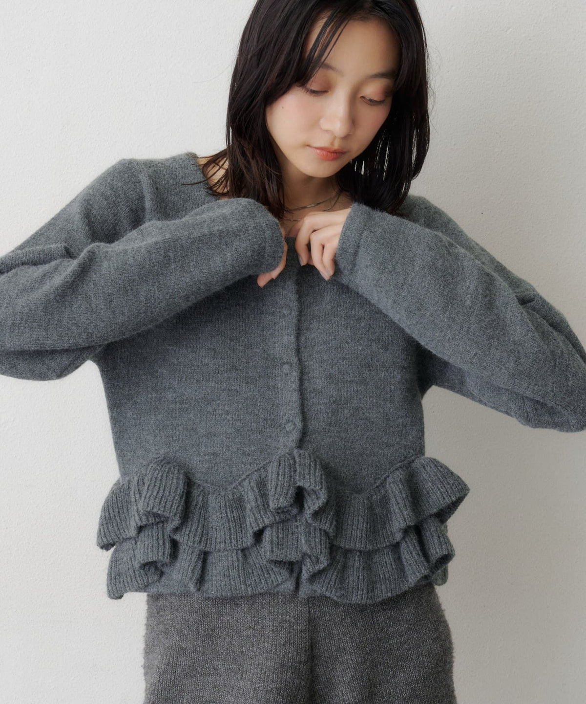Kastane Peplum Knit Cardigan - Image 36