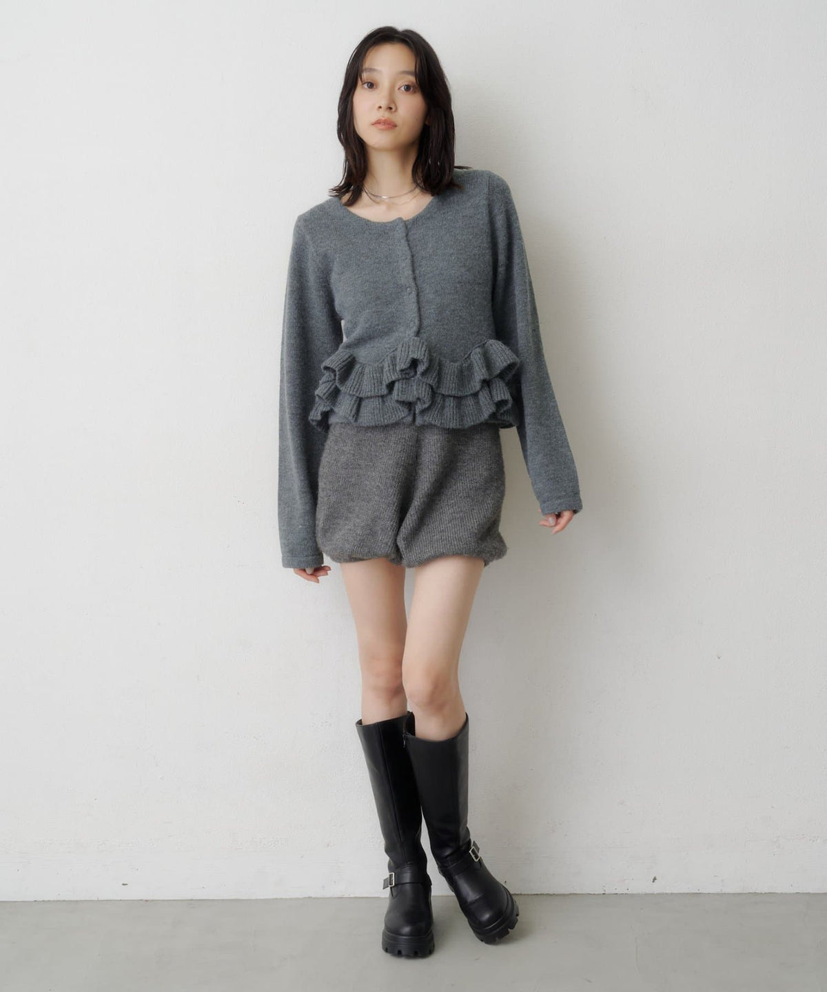 Kastane Peplum Knit Cardigan - Image 38