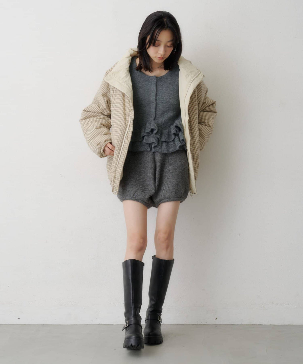 Kastane Peplum Knit Cardigan - Image 42