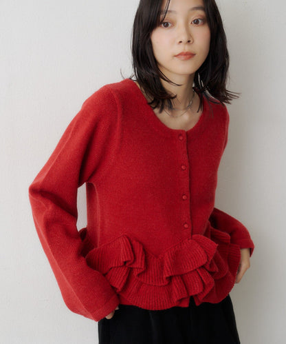 Kastane Peplum Knit Cardigan - Image 43