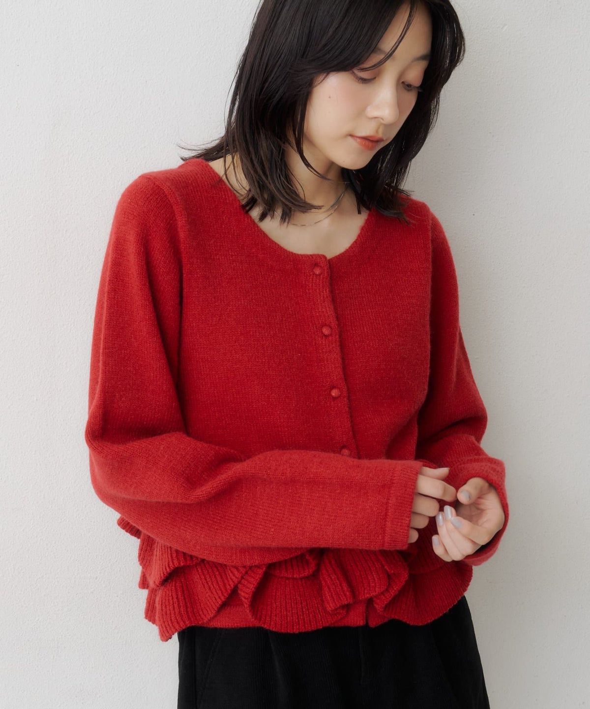 Kastane Peplum Knit Cardigan - Image 44
