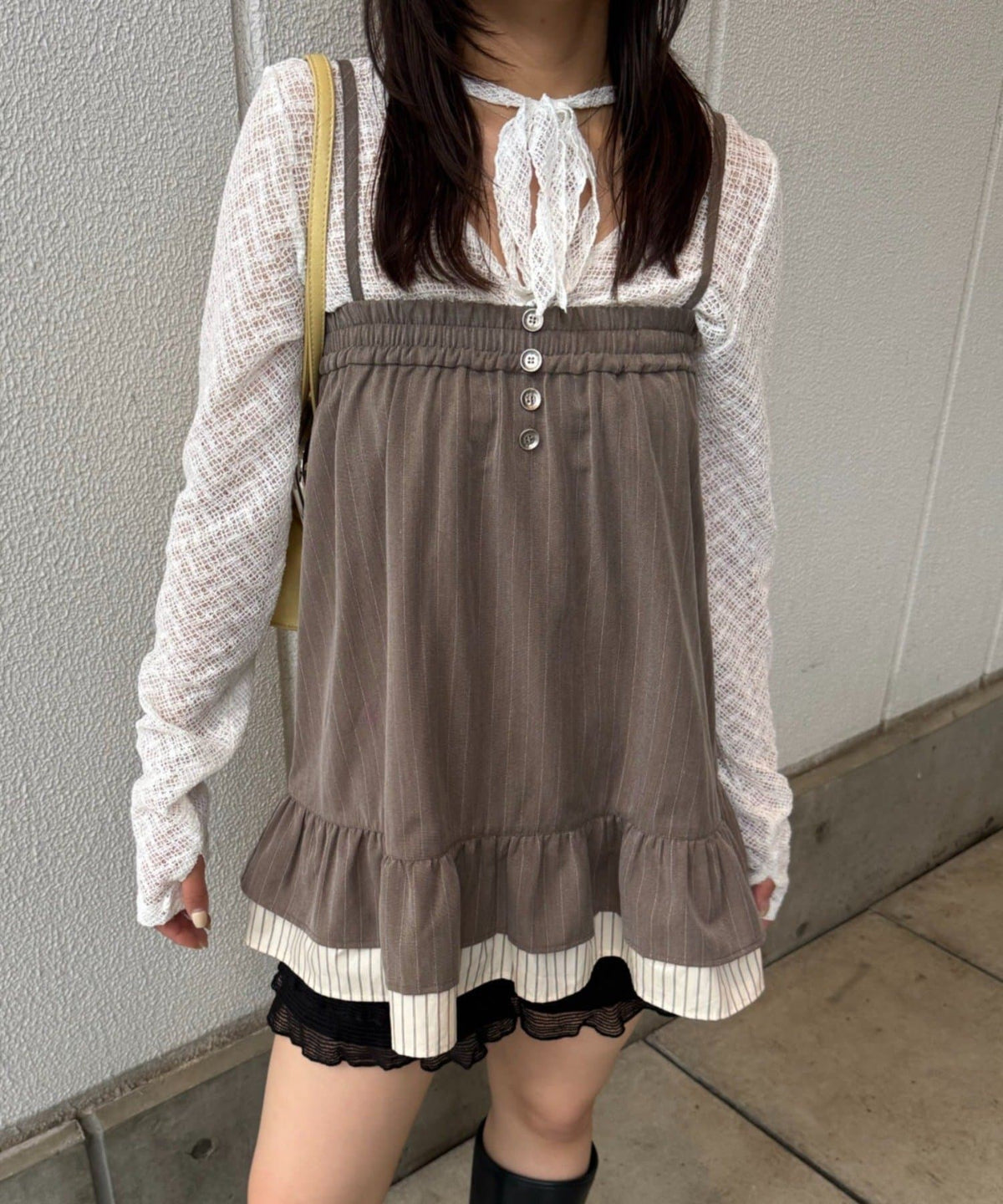CIAOPANIC 2-Way 細條紋 Tunic Cami Dress - Image 3