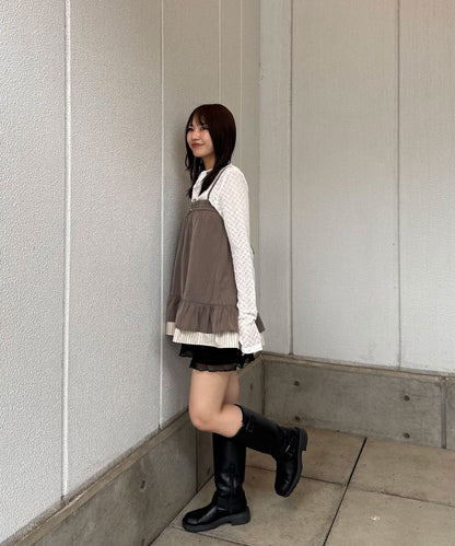 CIAOPANIC 2-Way 細條紋 Tunic Cami Dress - Image 11