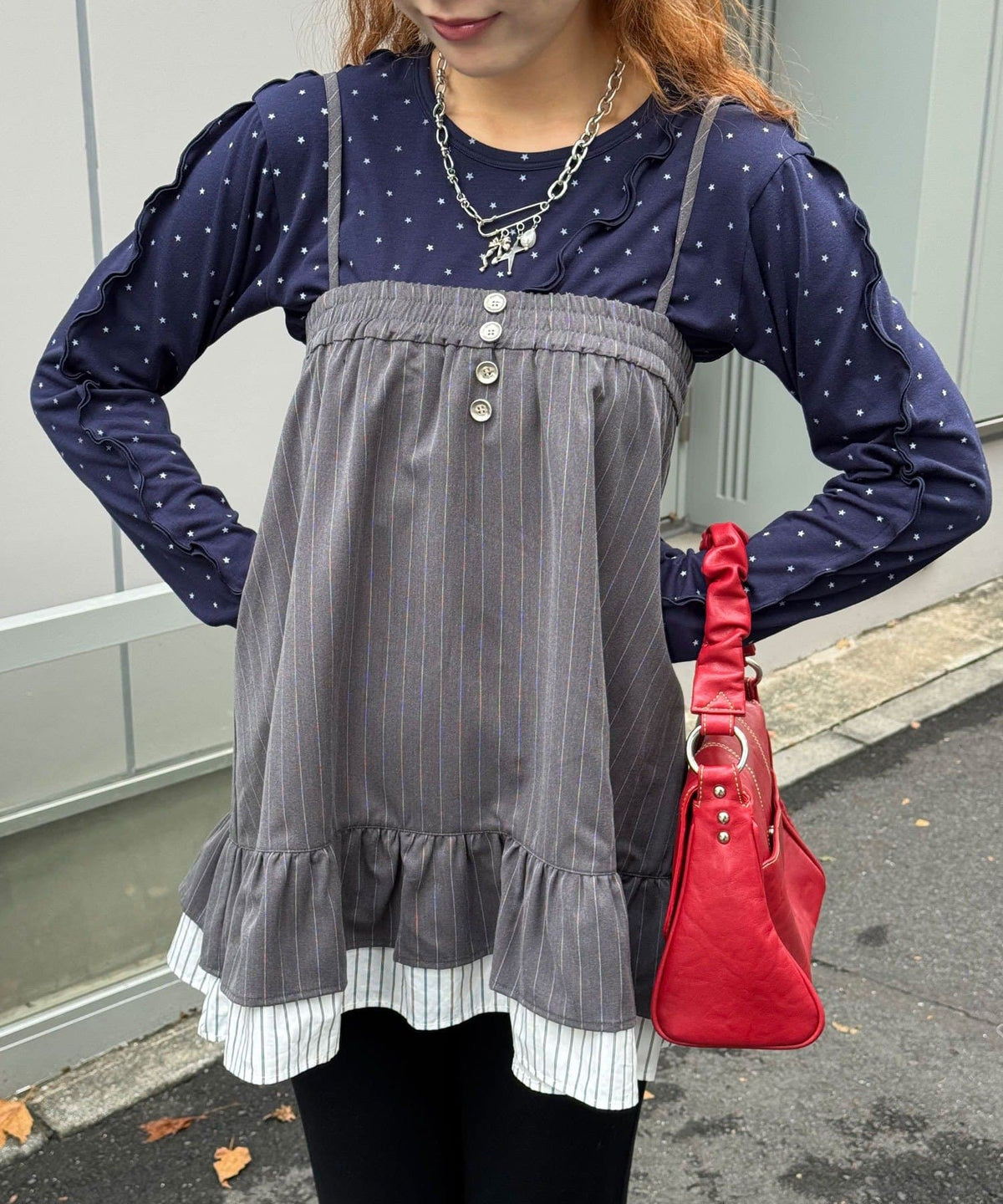 CIAOPANIC 2-Way 細條紋 Tunic Cami Dress - Image 25