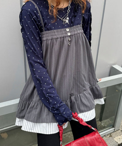 CIAOPANIC 2-Way 細條紋 Tunic Cami Dress - Image 24