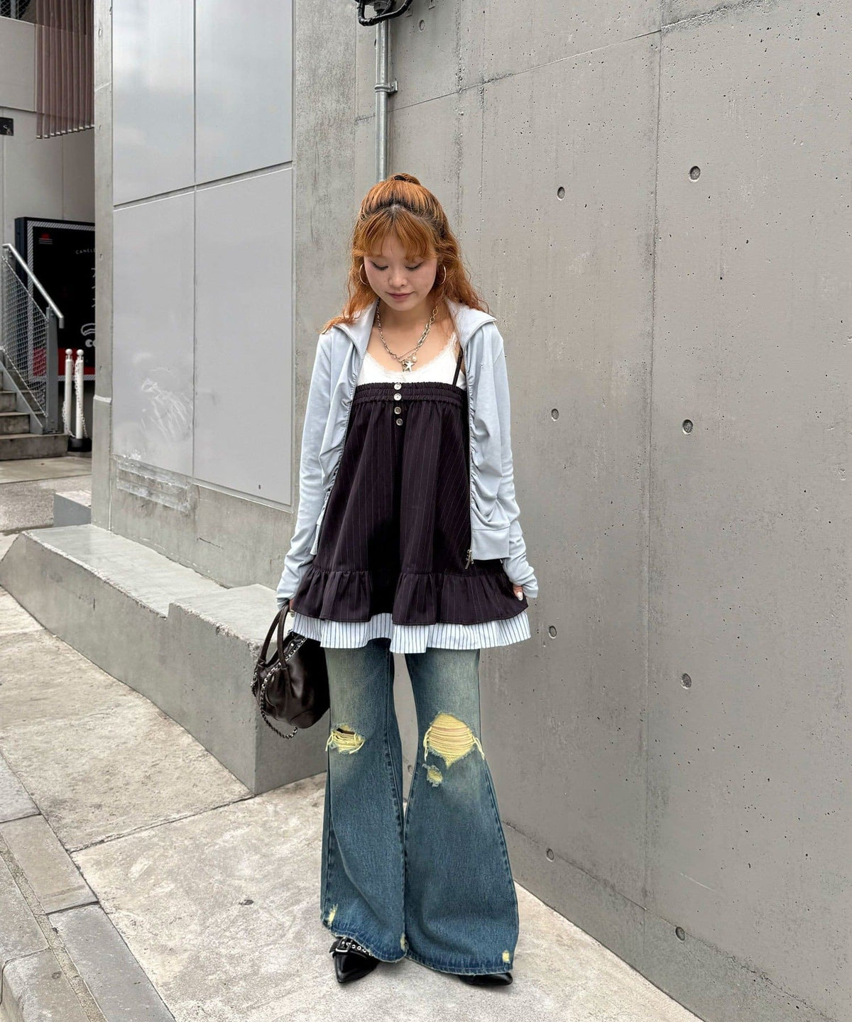 CIAOPANIC 2-Way 細條紋 Tunic Cami Dress - Image 39
