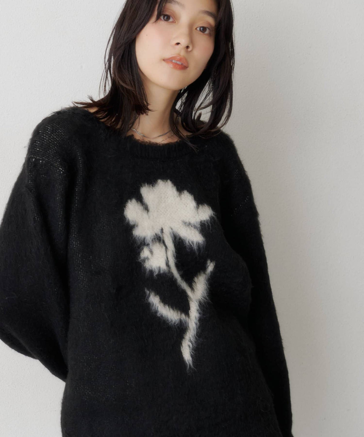 Kastane Flower motif knit - Image 4