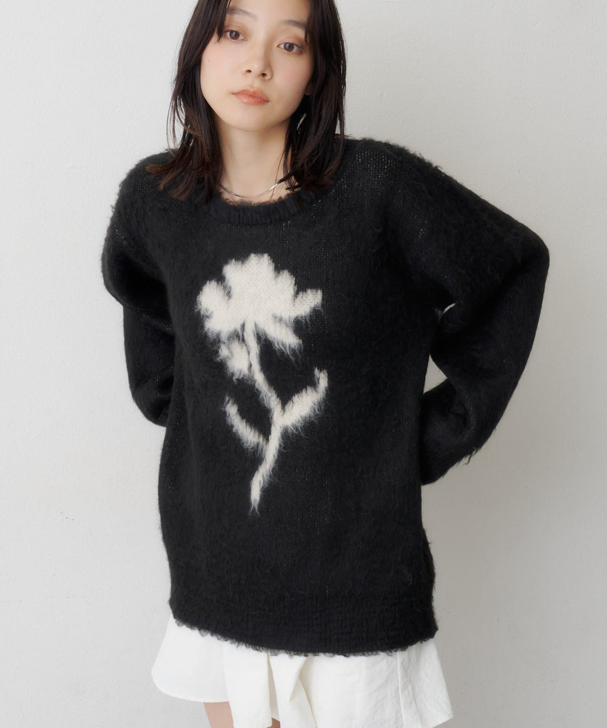 Kastane Flower motif knit - Image 5