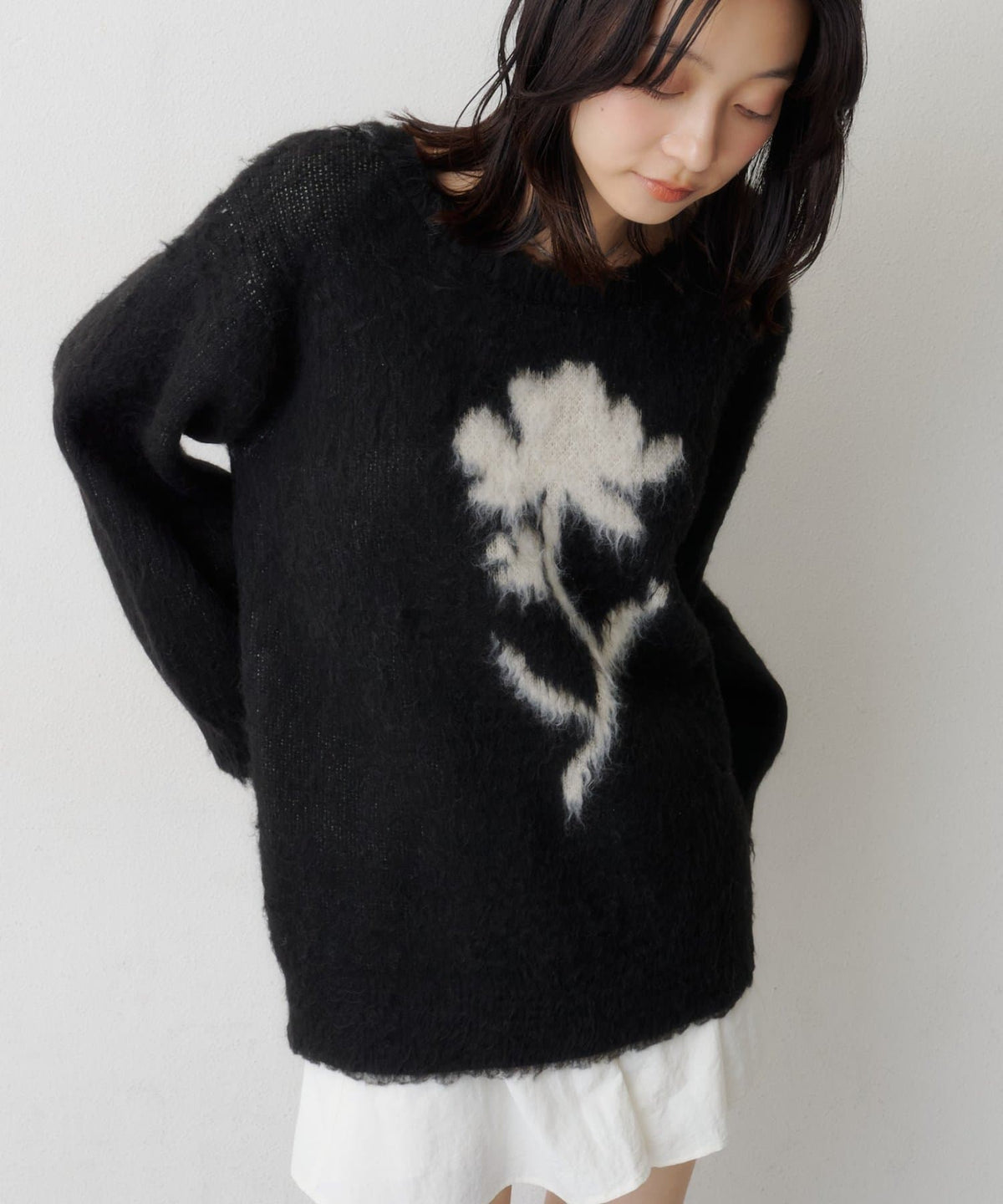 Kastane Flower motif knit - Image 6