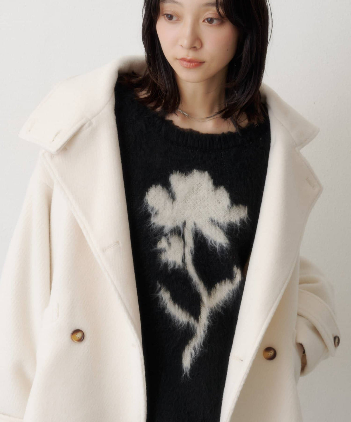 Kastane Flower motif knit - Image 7