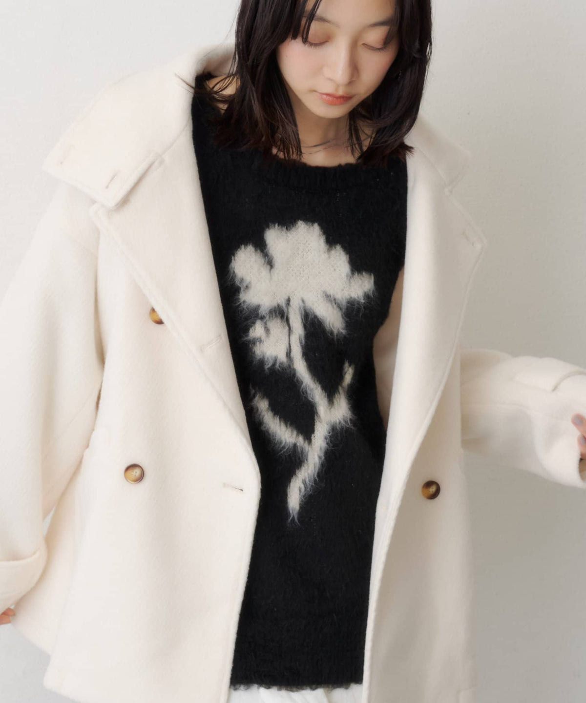 Kastane Flower motif knit - Image 8