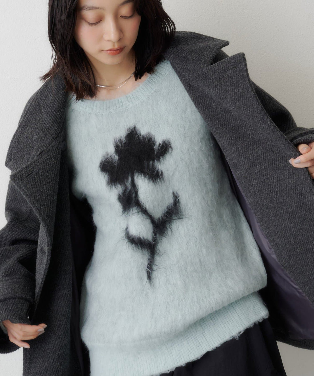 Kastane Flower motif knit - Image 1
