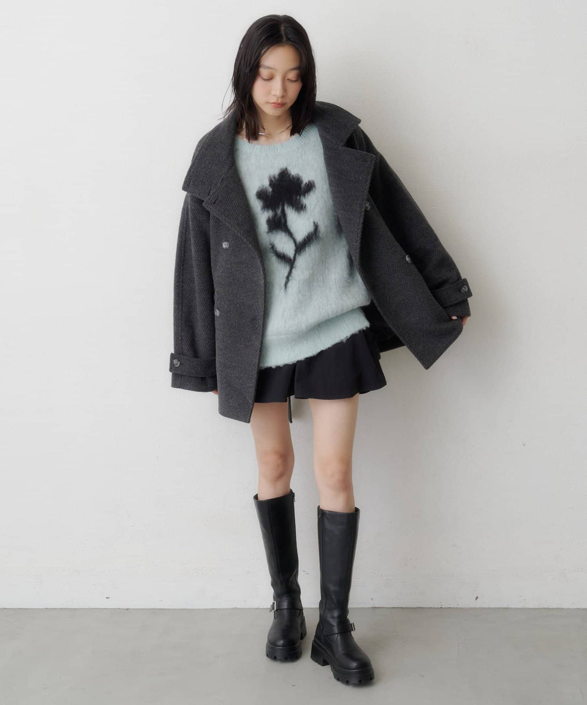Kastane Flower motif knit - Image 18