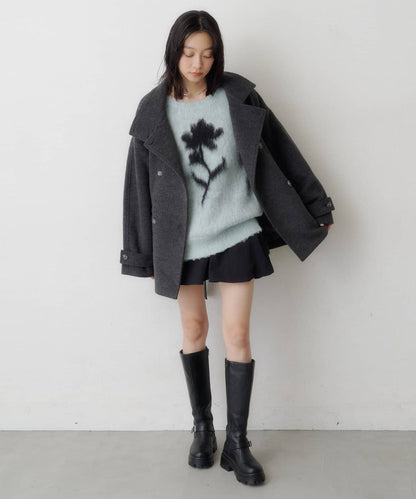 Kastane Flower motif knit - Image 18