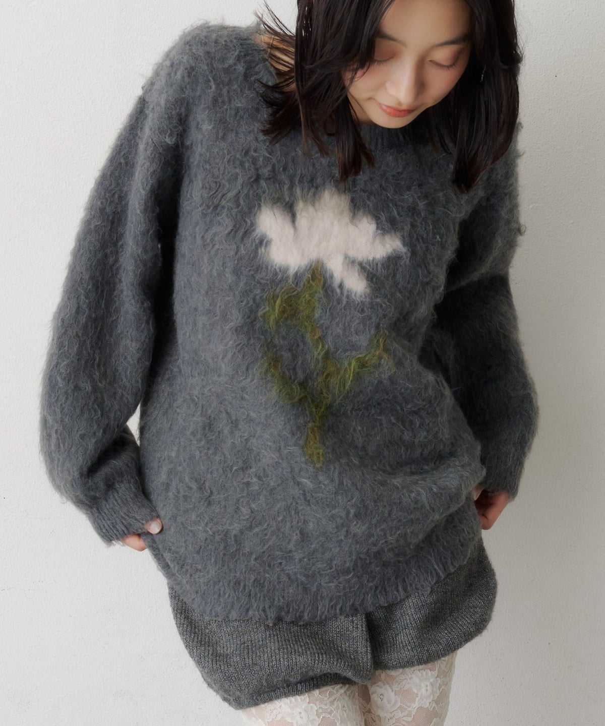 Kastane Flower motif knit - Image 20