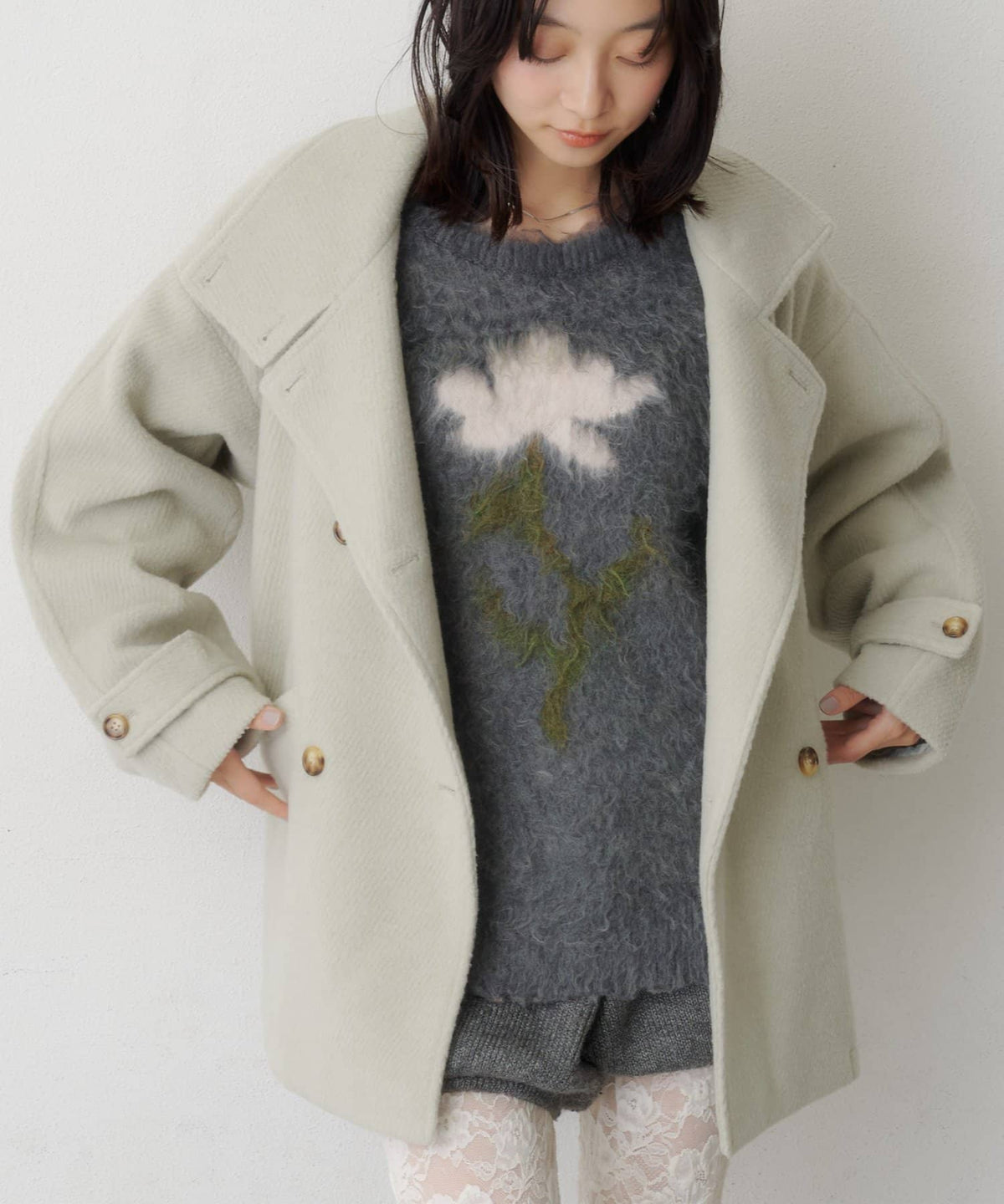 Kastane Flower motif knit - Image 24