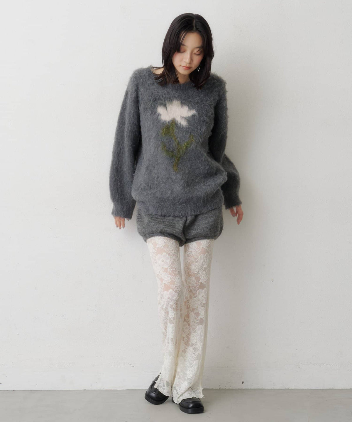 Kastane Flower motif knit - Image 25