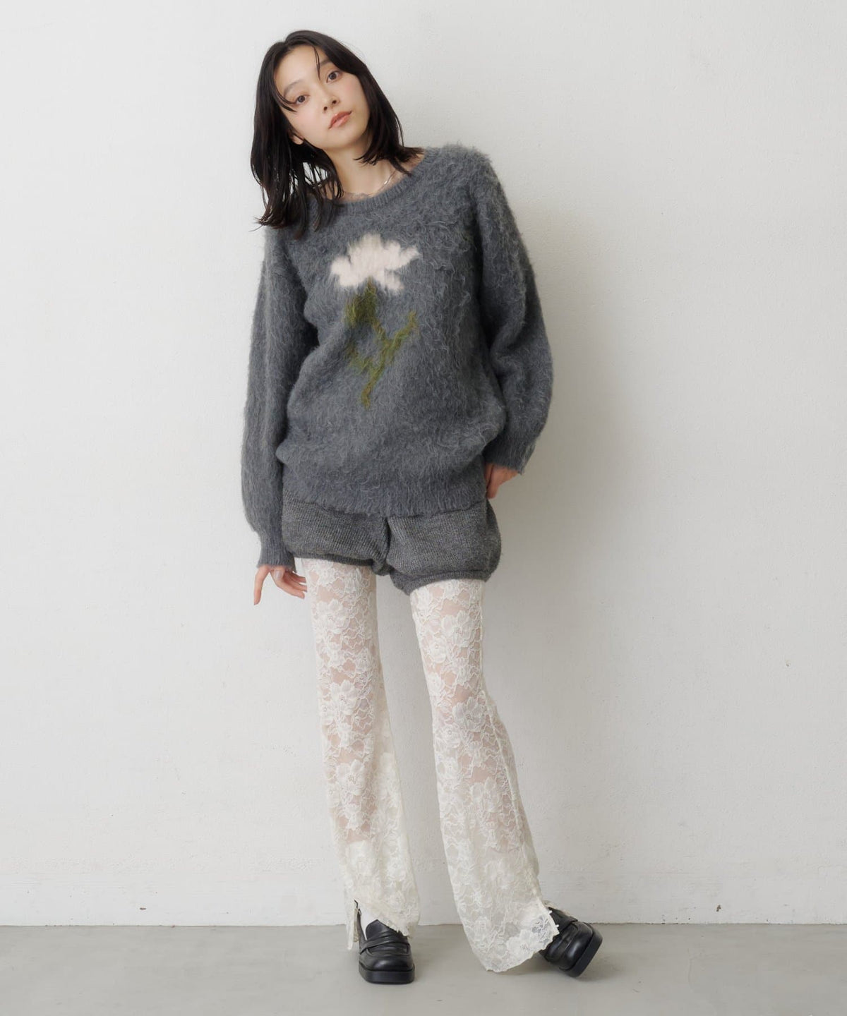 Kastane Flower motif knit - Image 26