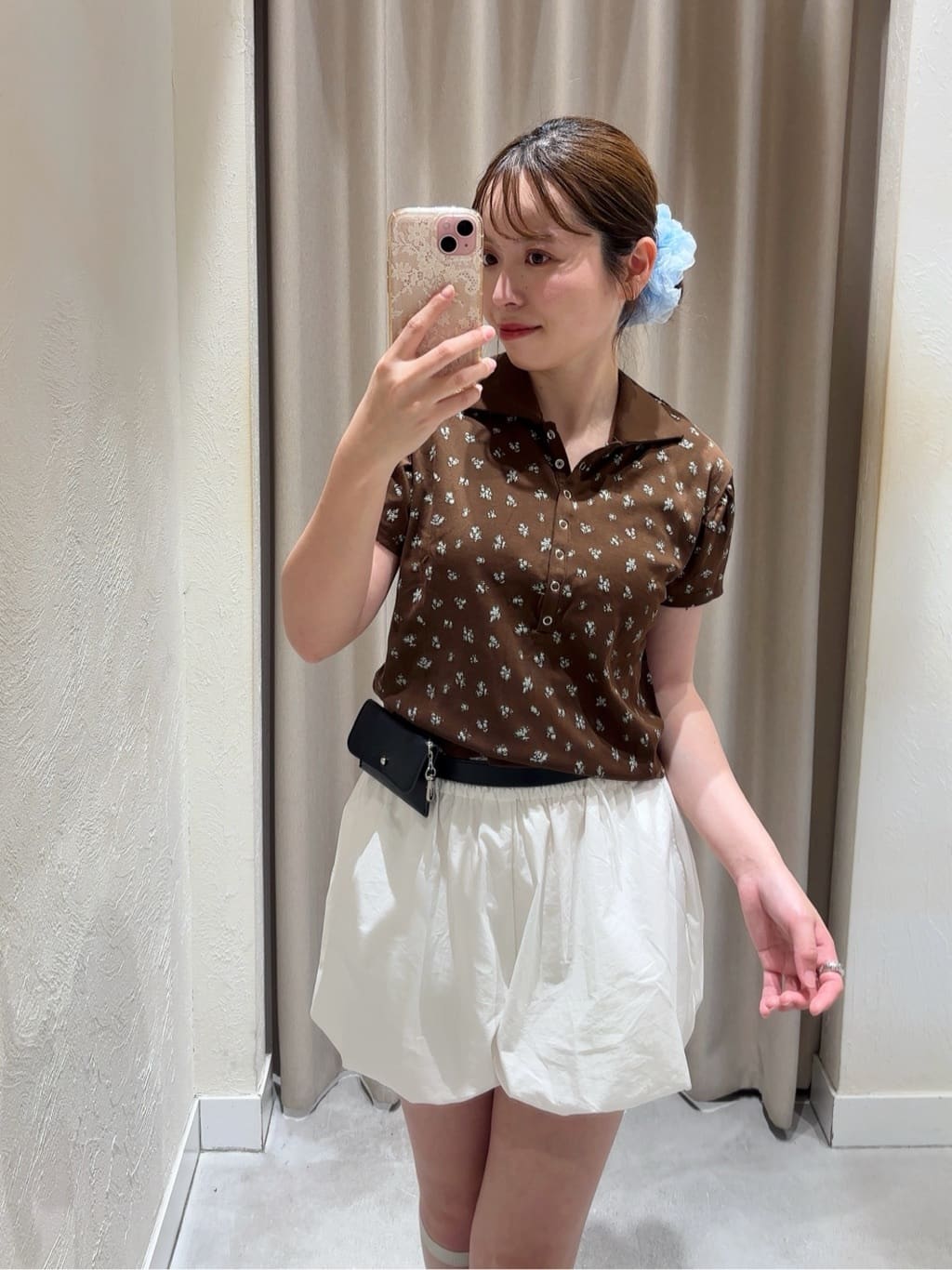 Kastane flower polo tee - Image 55