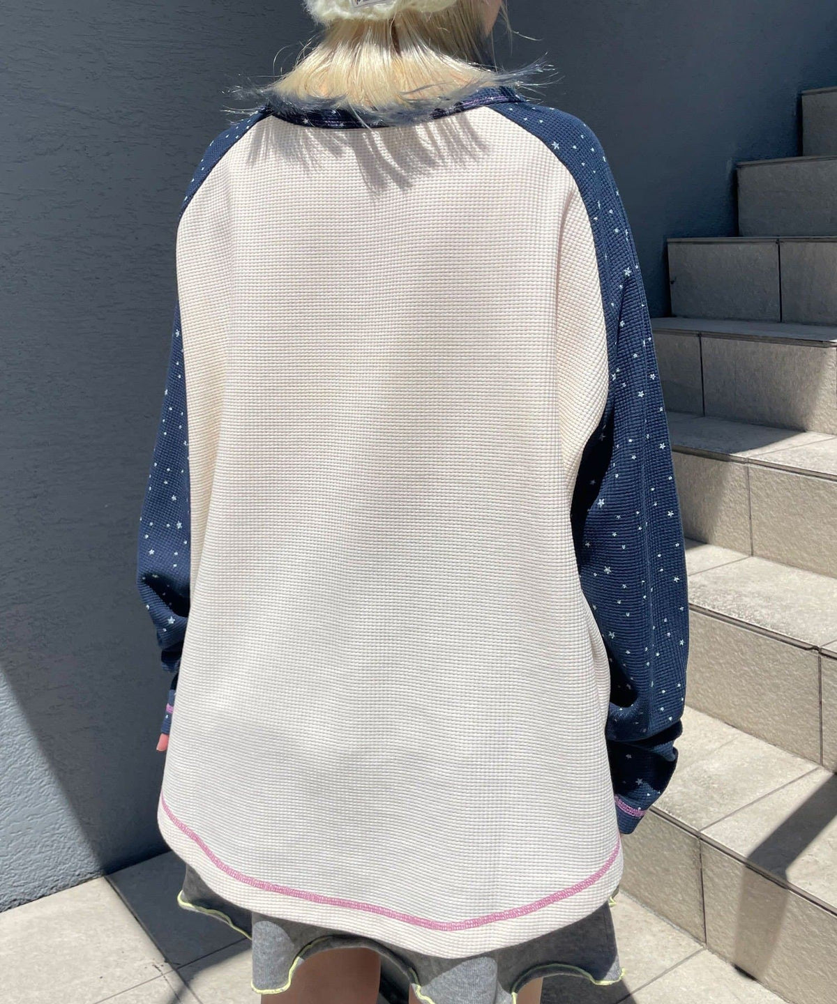 HELLO.SANFRANCISCO Bread print waffle tee - Image 26